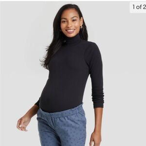 The Nines by Hatch Maternity Turtleneck Size Large